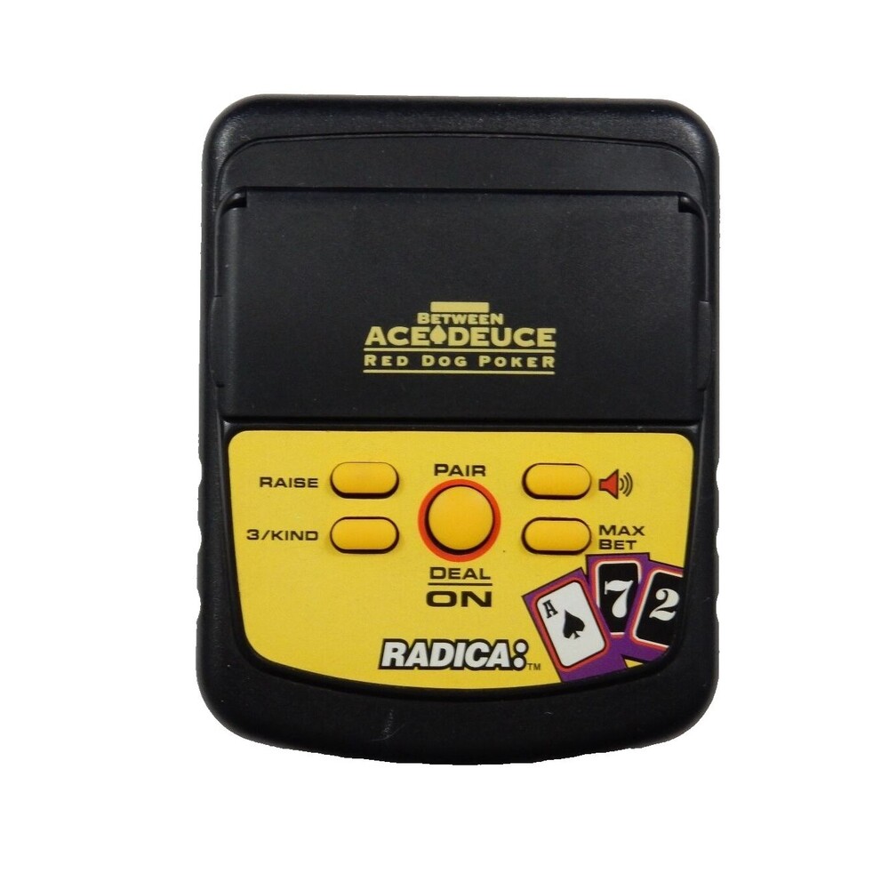 Radica Between Ace Deuce Red Dog Poker Handheld Electronic Card Game